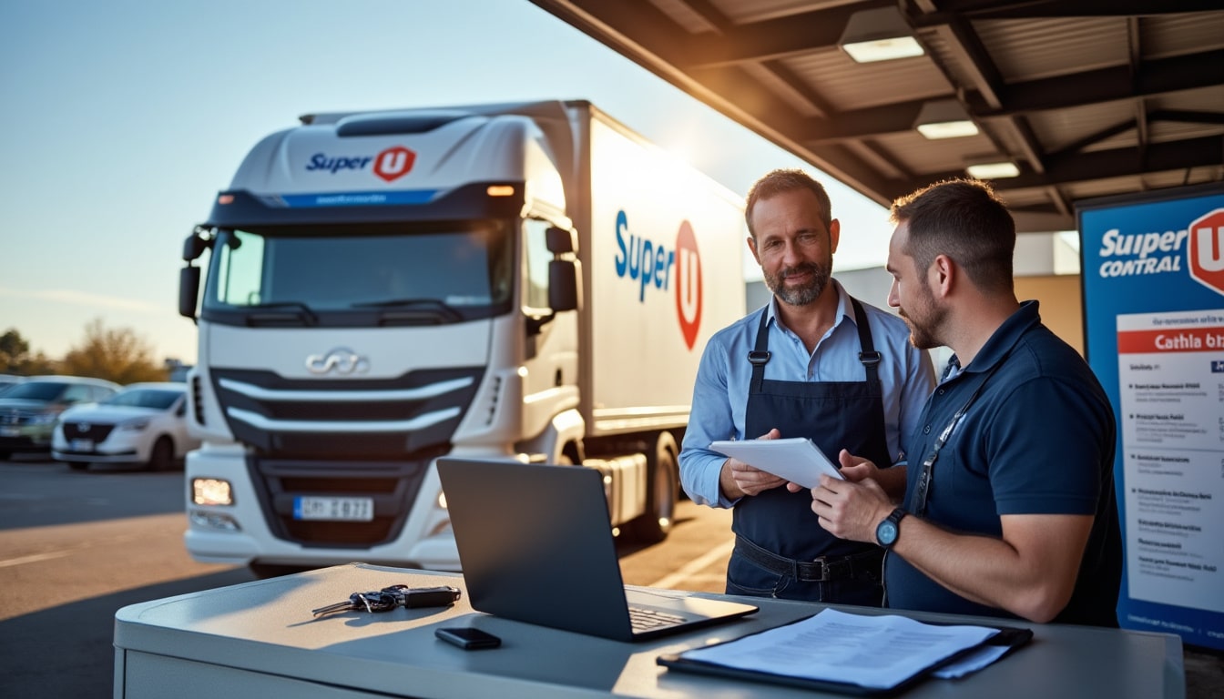 Illustration: Découvrir le service de location de camion chez Super U : fonctionnement et utilités