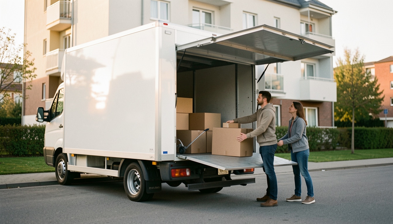 Camion de 20 m³ avec hayon pour déménager sereinement
